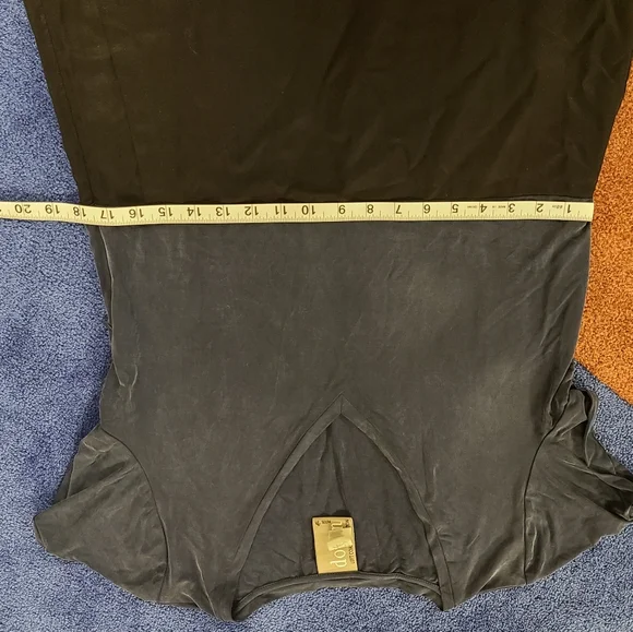 Anthropologie Dolan Colorblock Shift Dress Navy Blue Black Medium Petite - Picture 10 of 11